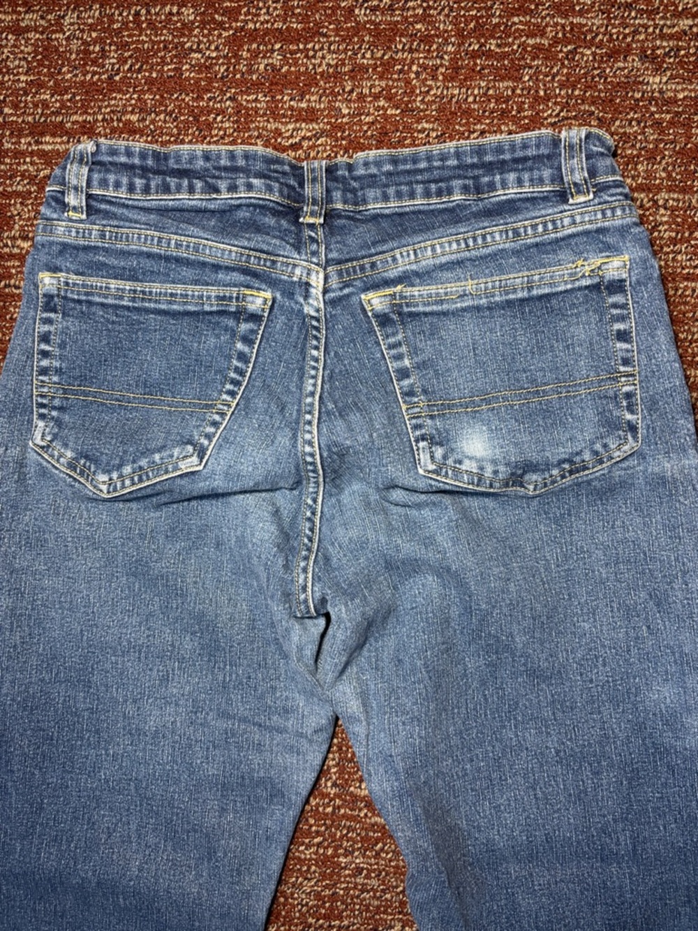 Vintage Y2K Tommy Hilfiger medium wash stretch bootcut jeans Womens 7/32 - Picture 7 of 15